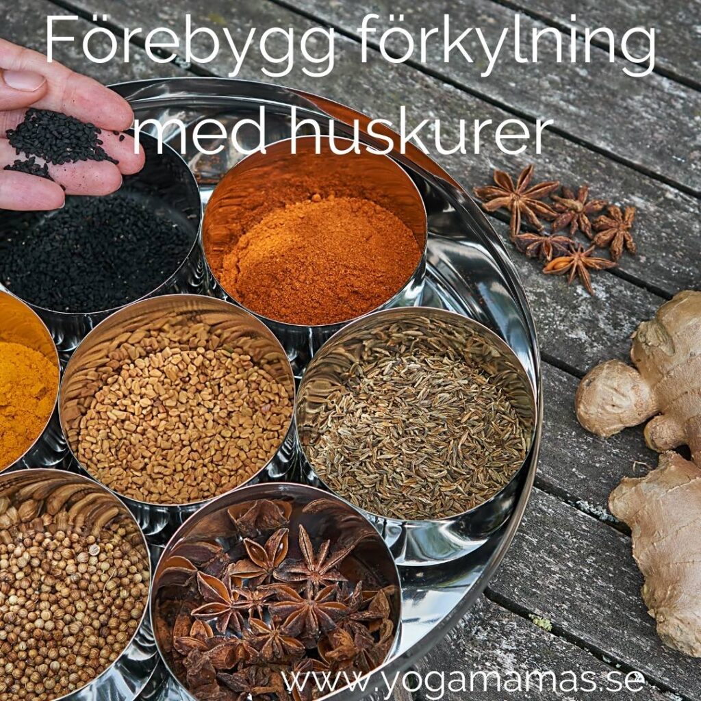 Förebygga förkylning med huskurer- Ayurveda hos Yoginis and Mamas Community